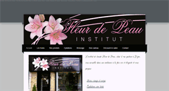 Desktop Screenshot of institutfleurdepeau.com